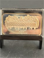 The Last Supper 10 G Silver Bar