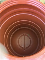 Plastic water barrel