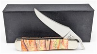 2021 Case XX Custom Mammoth Bone Russlock Knife