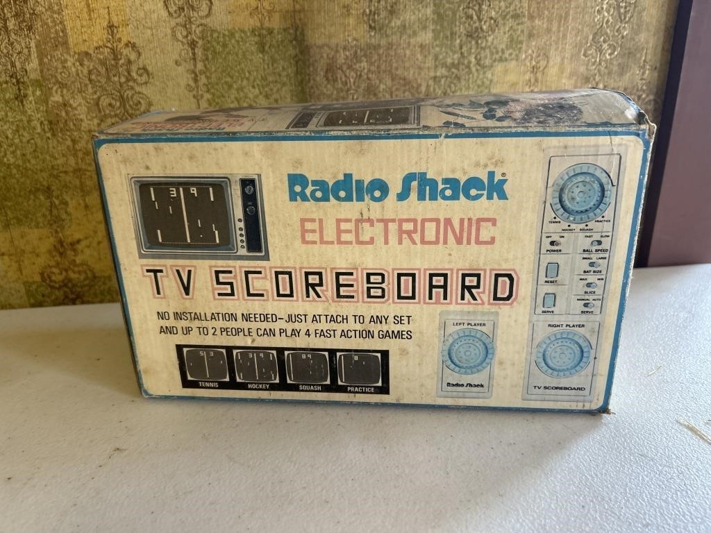 Radio shack electronic tv scoreboard