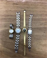 4 Rarely Used Nice Ladies Watches