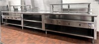 Mouron Stainless Food Station, Unit Contains two