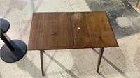 Folding TV table - mid century modern opens up to