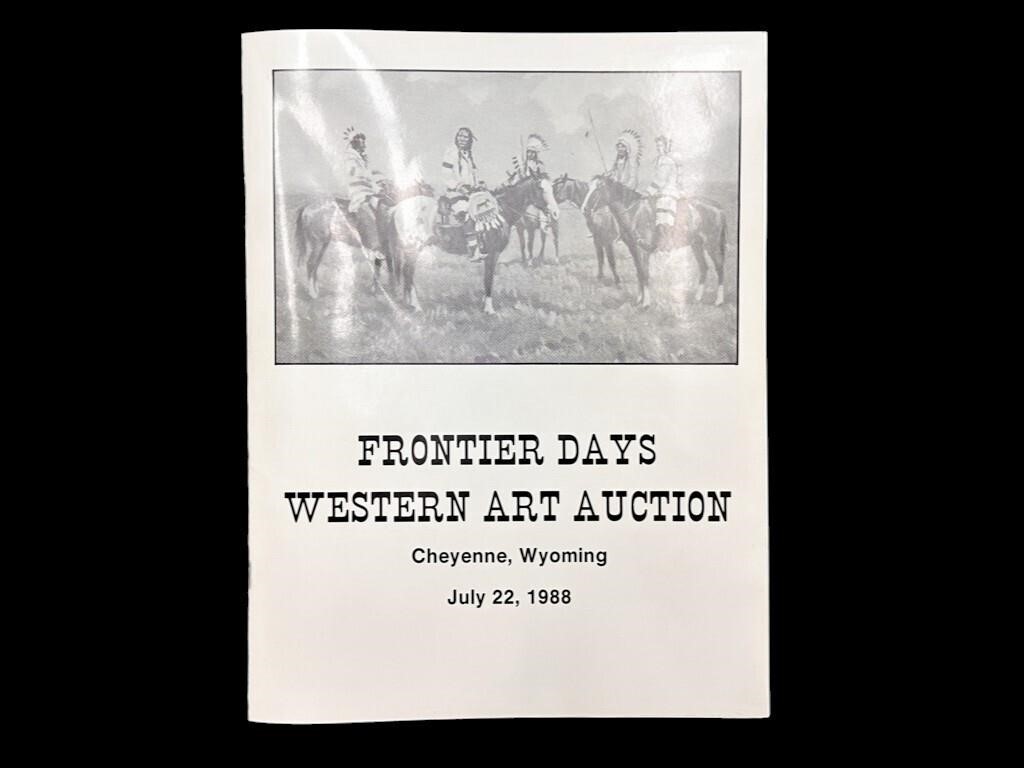 1988 CFD Frontier Days Western Art Auction Catalog
