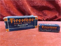 NOS Firestone Polonium Spark Plugs. 1940's
