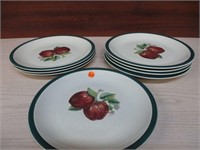 8 Pc Lot of Apple Casuals Plates