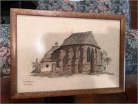 20th C. Watercolor by EINBECK, Signed