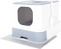 RIZZARI Foldable Cat Litter Box with Scoop