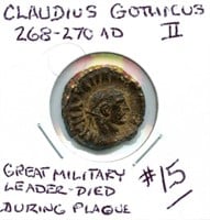 Roman Claudius Gothicus (268-270 AD) - Great