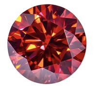 3.0ct Unmounted Pigeon Blood Moissanite