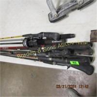 GROUP OF 10 USED FISHING POLES