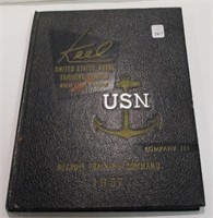 1957 Keel, US Naval Yearbook Great Lakes, IL