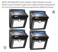 BAXIA TECHNOLOGY Solar Outdoor Lights