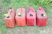 Four 5 Gal. Gas Cans