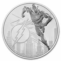 2022 1 Oz Silver Dc Justice League: The Flash
