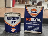 5lb "Gulfcrown EP2" & 1GAL "Gulf Ruglyde" Cans