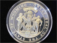 1 oz. .999 Fine Silver Round,(Great Seal of