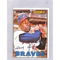 1967 Topps Hank Aaron Crease Free