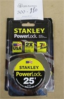 New Stanley Power Lock 25' Measuring Tape