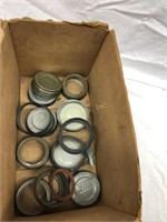Variety Of Aluminum And Ceramic Mason Jar Lids