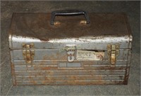 Vintage Metal Mechanic's Tool Box