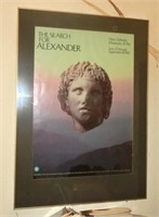 the Search for Alexander 1982 framed poster