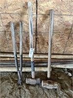 (2) Sledge Hammer (1) Loppers
