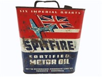 SPITFIRE FORTIFIED MOTOR OIL 6 QUART CAN