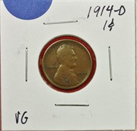 1914-D Lincoln Cent VG