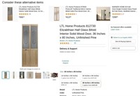 B8178  LTL Elizabethan Interior Wood Door 36 x 8