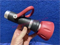 Nelson "fireman style" garden hose nozzle (larger)