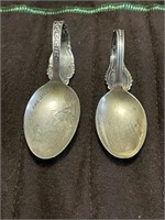 Two Sterling Spoons
