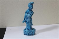 A Vintage Chinese Turquoise Kwan Yin