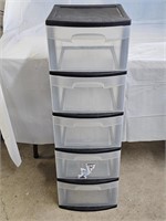 Sterilite Plastic 5 Drawer Organizer