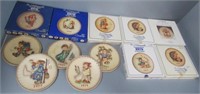 (11) MJ Hummels Goebel collector plates.