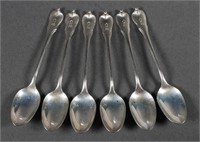 (6) STERLING DEMITASSE SPOONS