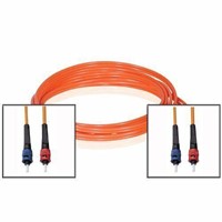 QTY 32- 10ft ST to ST Fiber Optic Duplex Cables