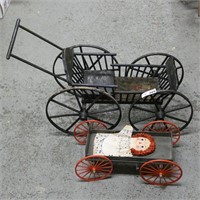 Early Primitive Doll Wagon