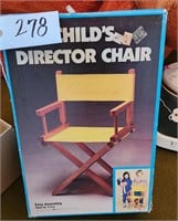 Child's Director Chair