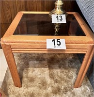Glass Top Side Table(Den)