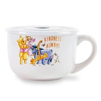 Winnie The Pooh "We Are Family" Soup Mug +Lid 24oz