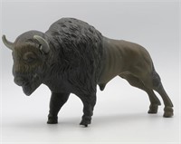 Vintage Collectible Cast Iron Bison Bank