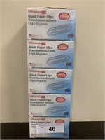 502 Giant Paper Clips New in Box