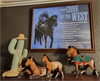 Q - WESTERN DECOR & CODE OF THE WAST PLAQUE