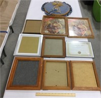 Picture Frame Lot w/ Decor