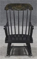Nichols & Stone Co. Child's Wood Rocking Chair