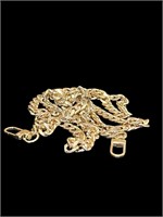 Louis Vuitton Gold Tone Chain Purse Strap