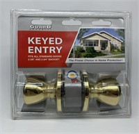 PROFESSIONAL SECURITY KEYED ENTRY Brass