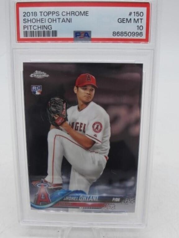 2018 TOPPS CHROME SHOHEI OHTANI PITCHING #150 MT10