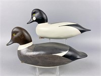 Paul Casson Pair of Goldeneye Duck Decoys, Au